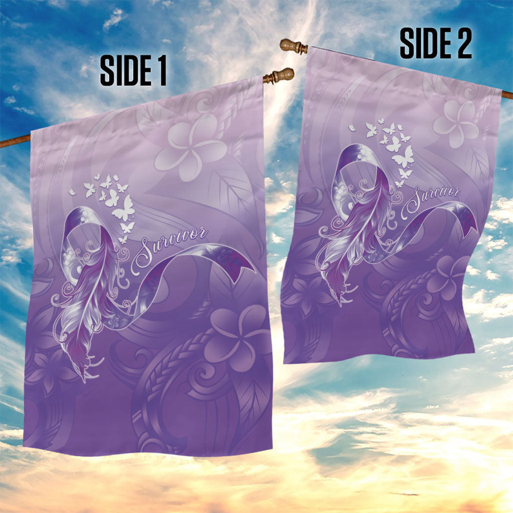 Lupus Survivor Garden Flag Polynesian Style