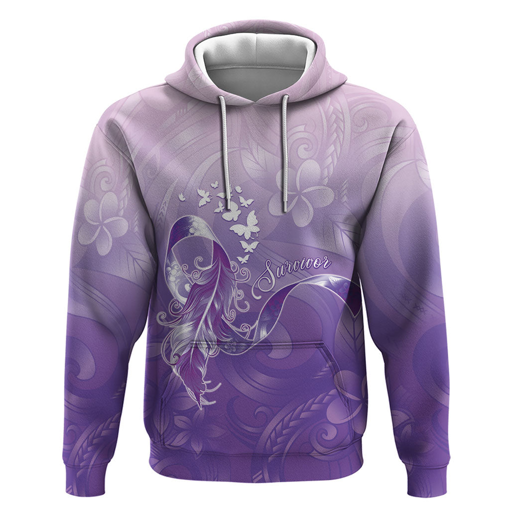 Lupus Survivor Hoodie Polynesian Style