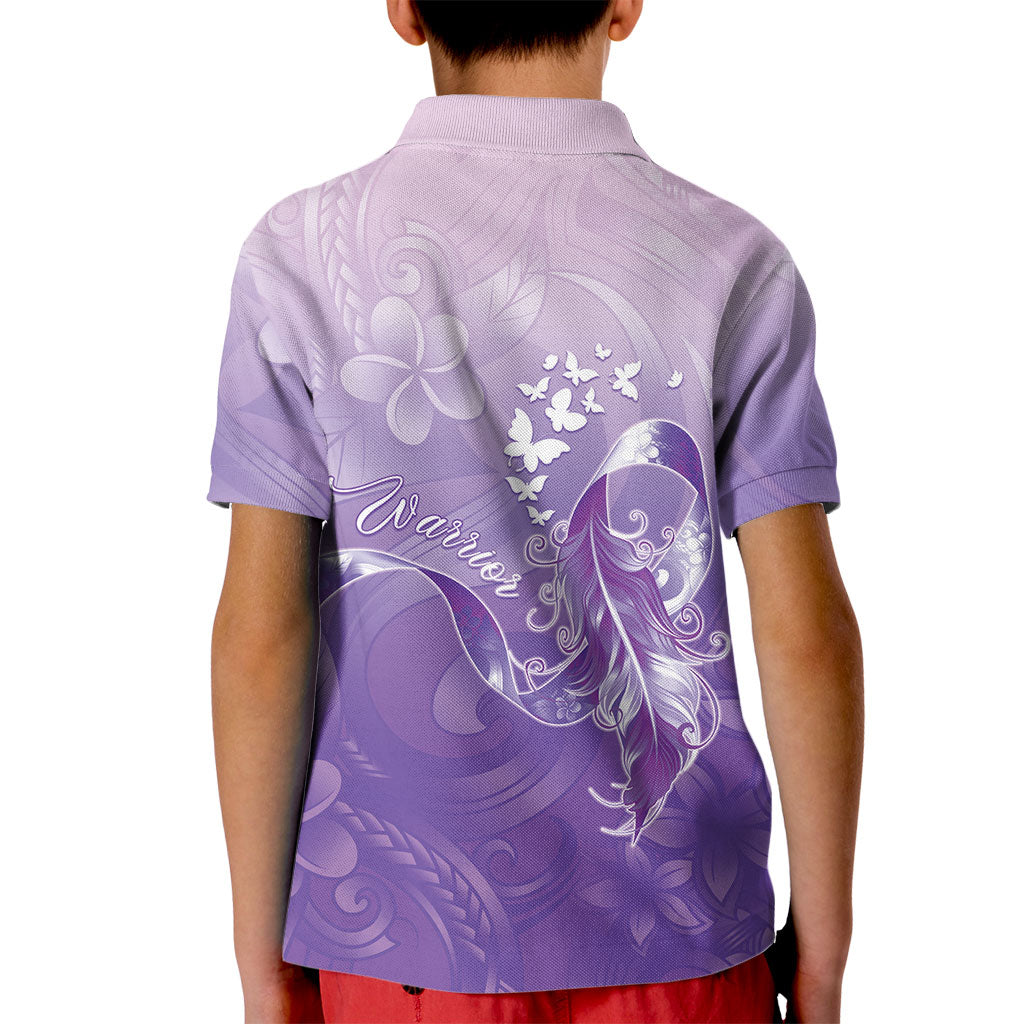 Lupus Survivor Kid Polo Shirt Polynesian Style