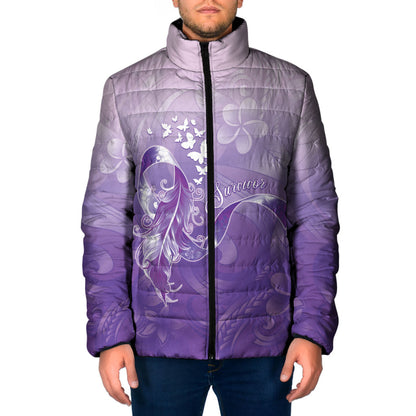 Lupus Survivor Padded Jacket Polynesian Style