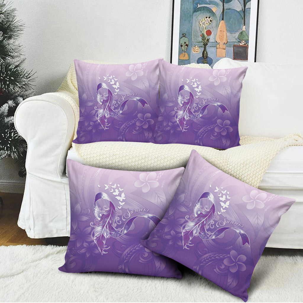 Lupus Survivor Pillow Cover Polynesian Style