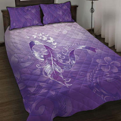 Lupus Survivor Quilt Bed Set Polynesian Style