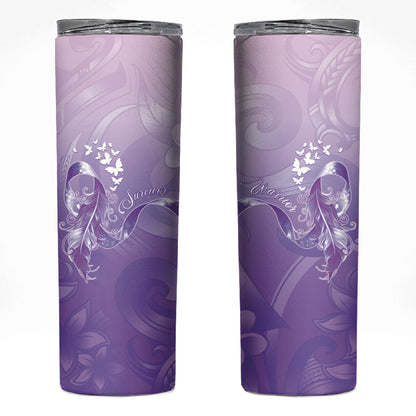 Lupus Survivor Skinny Tumbler Polynesian Style
