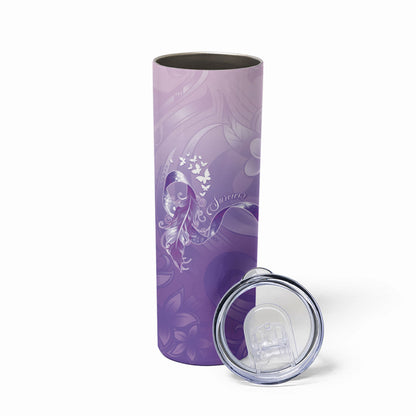Lupus Survivor Skinny Tumbler Polynesian Style