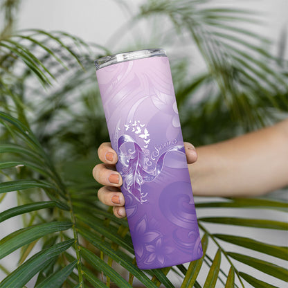Lupus Survivor Skinny Tumbler Polynesian Style