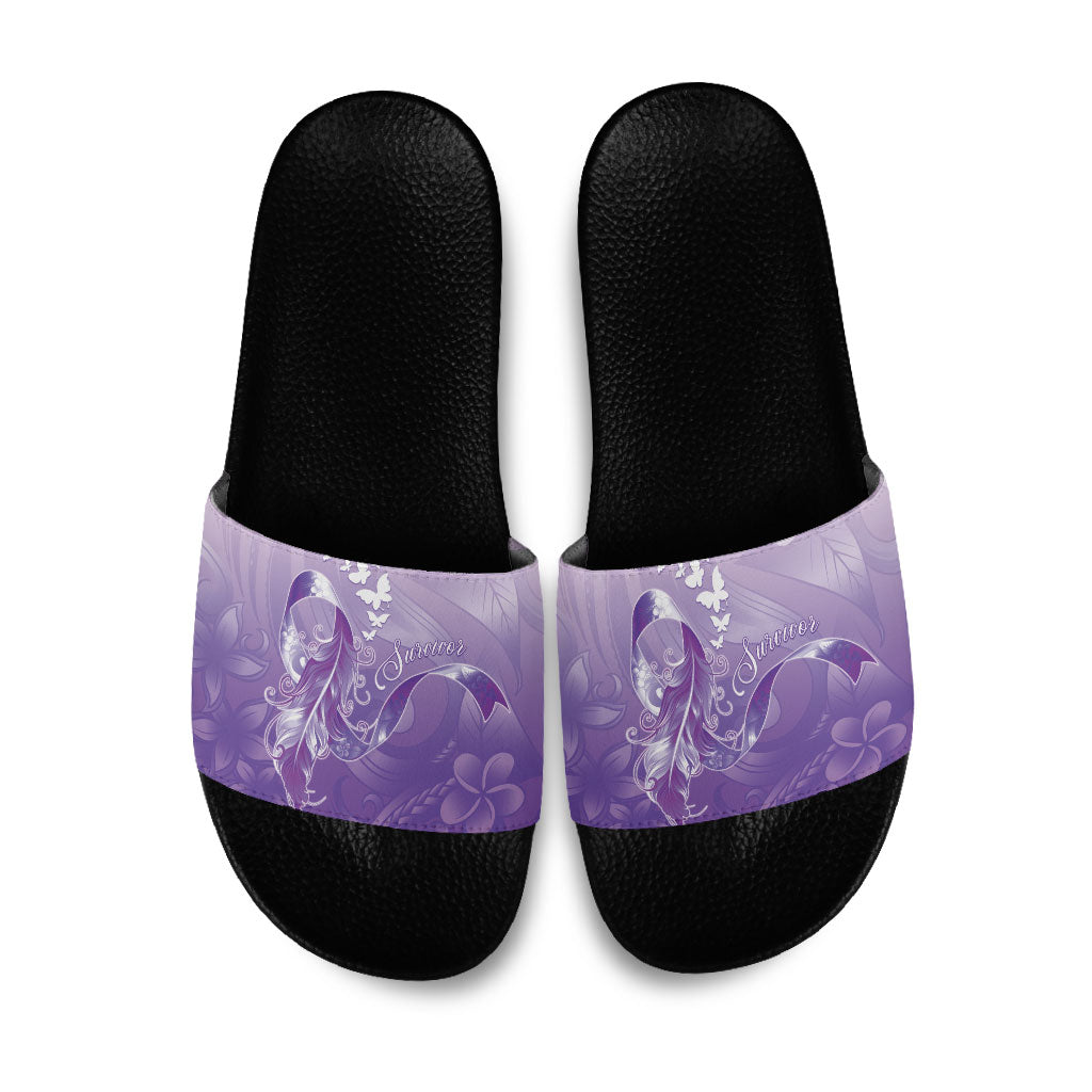 Lupus Survivor Slide Sandals Polynesian Style