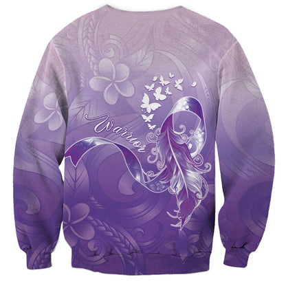 Lupus Survivor Sweatshirt Polynesian Style