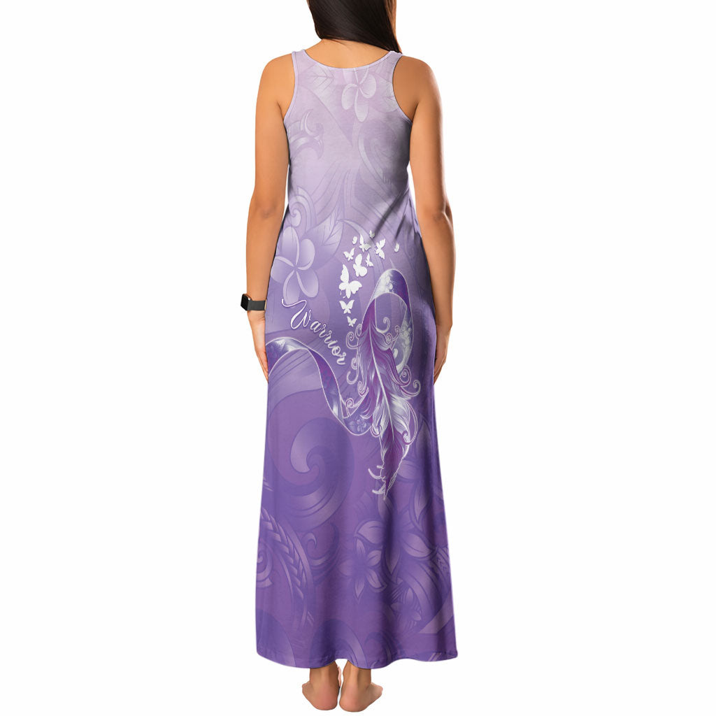 Lupus Survivor Tank Maxi Dress Polynesian Style