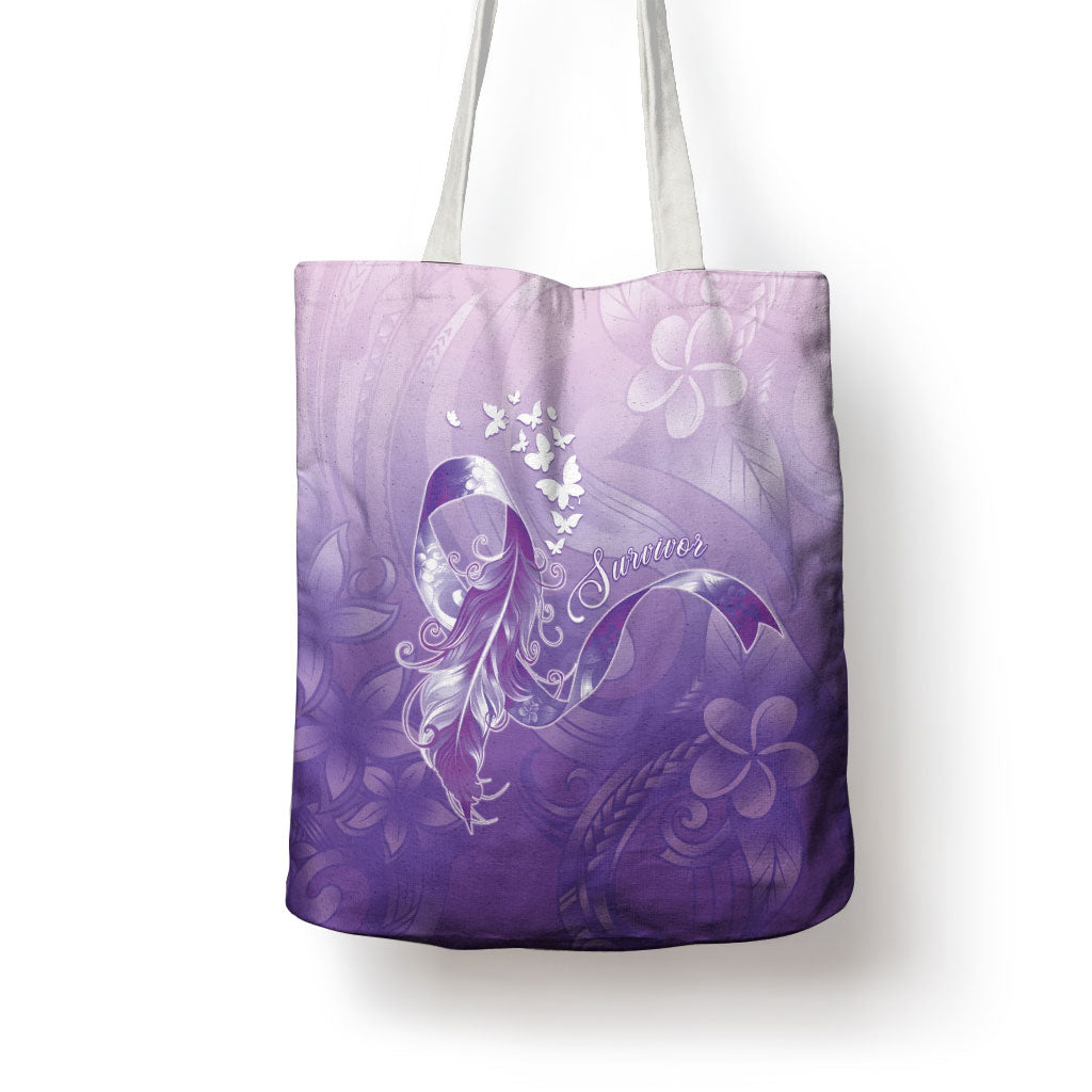 Lupus Survivor Tote Bag Polynesian Style
