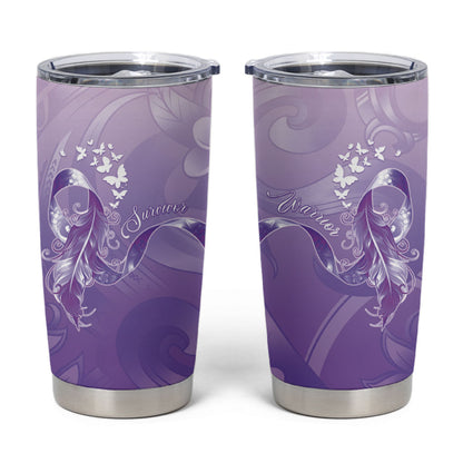 Lupus Survivor Tumbler Cup Polynesian Style