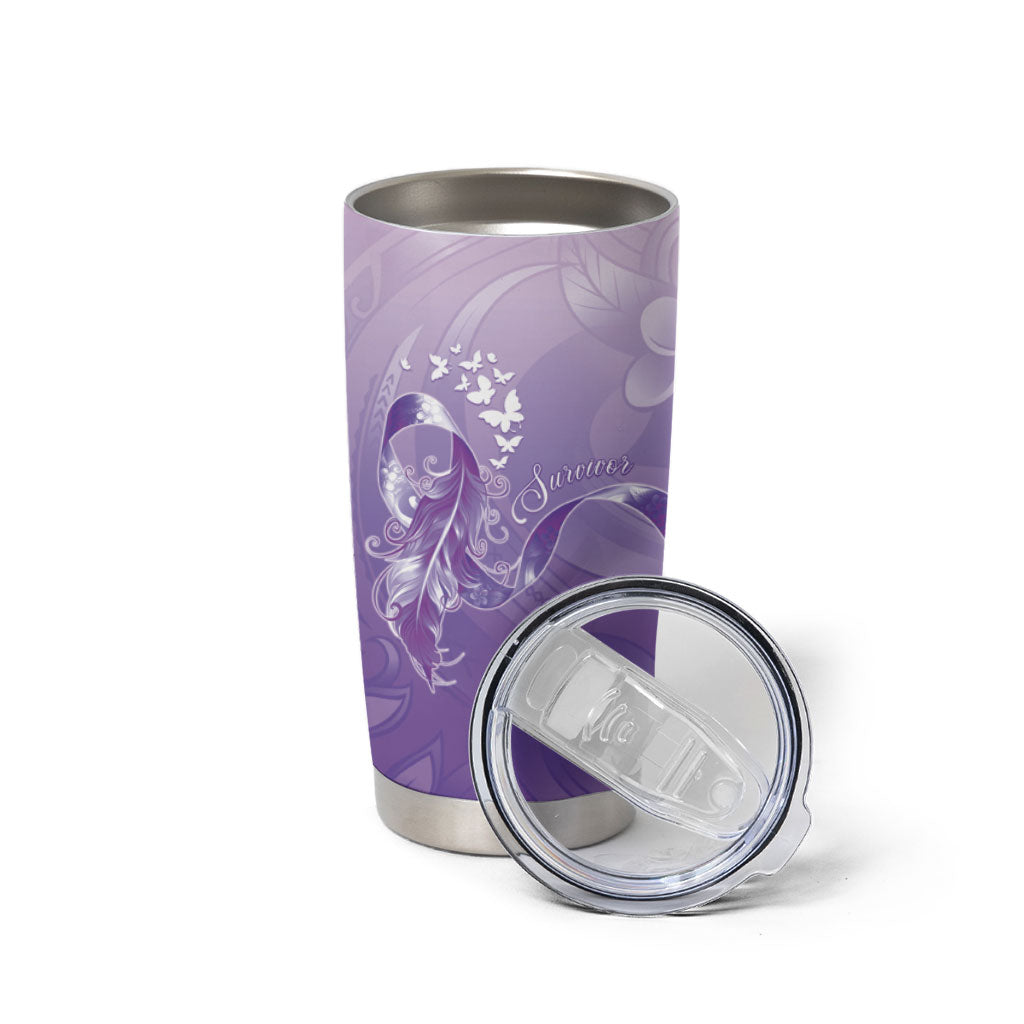 Lupus Survivor Tumbler Cup Polynesian Style