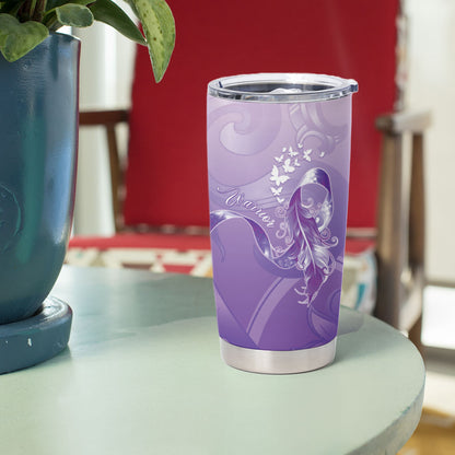 Lupus Survivor Tumbler Cup Polynesian Style