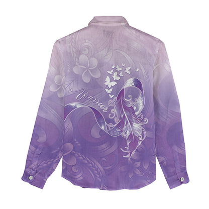 Lupus Survivor Women Casual Shirt Polynesian Style