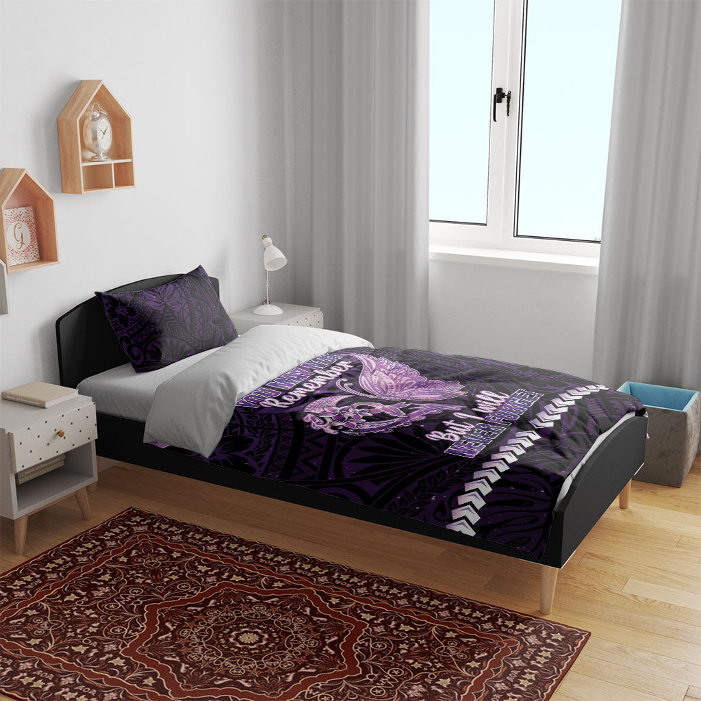 Alzheimer Support Bedding Set You May Not Remember But I Will Never Forget