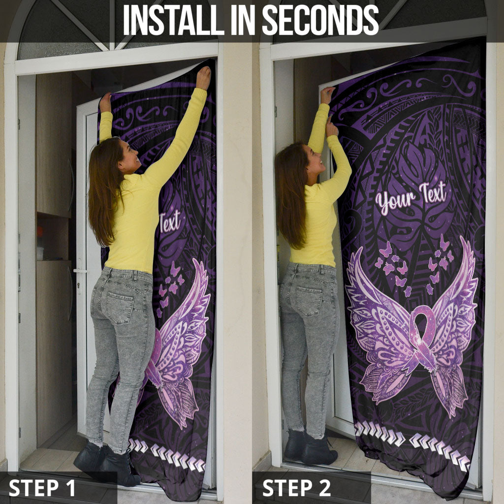 Personalised Alzheimer Support Door Cover You May Not Remember But I Will Never Forget