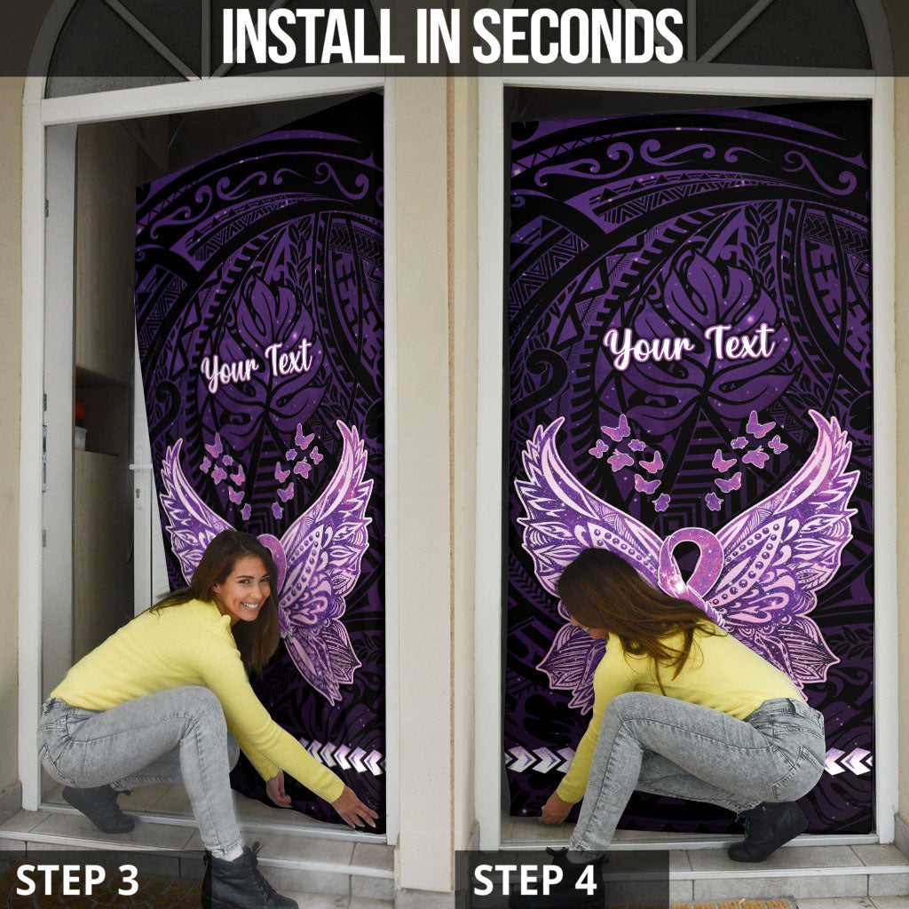 Personalised Alzheimer Support Door Cover You May Not Remember But I Will Never Forget
