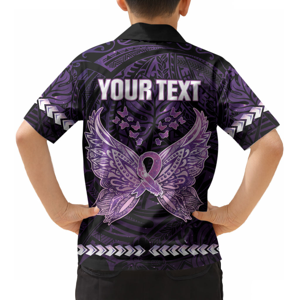 Personalised Alzheimer Support Kid Hawaiian Shirt You May Not Remember But I Will Never Forget