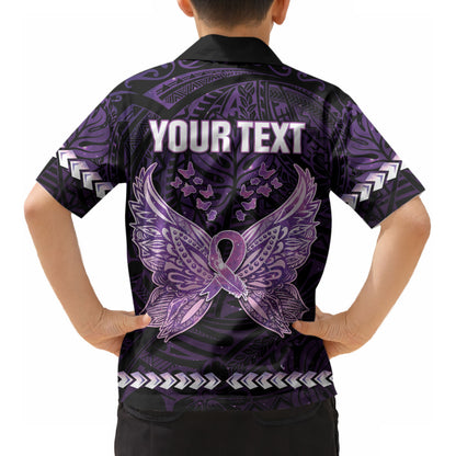 Personalised Alzheimer Support Kid Hawaiian Shirt You May Not Remember But I Will Never Forget