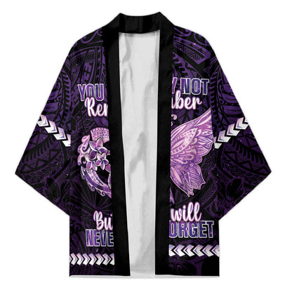 Personalised Alzheimer Support Kimono You May Not Remember But I Will Never Forget