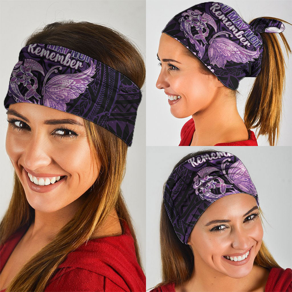 Alzheimer Support Neck Gaiter You May Not Remember But I Will Never Forget