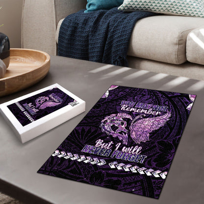 Alzheimer Support Puzzle You May Not Remember But I Will Never Forget