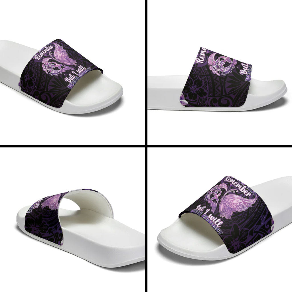 Alzheimer Support Slide Sandals You May Not Remember But I Will Never Forget