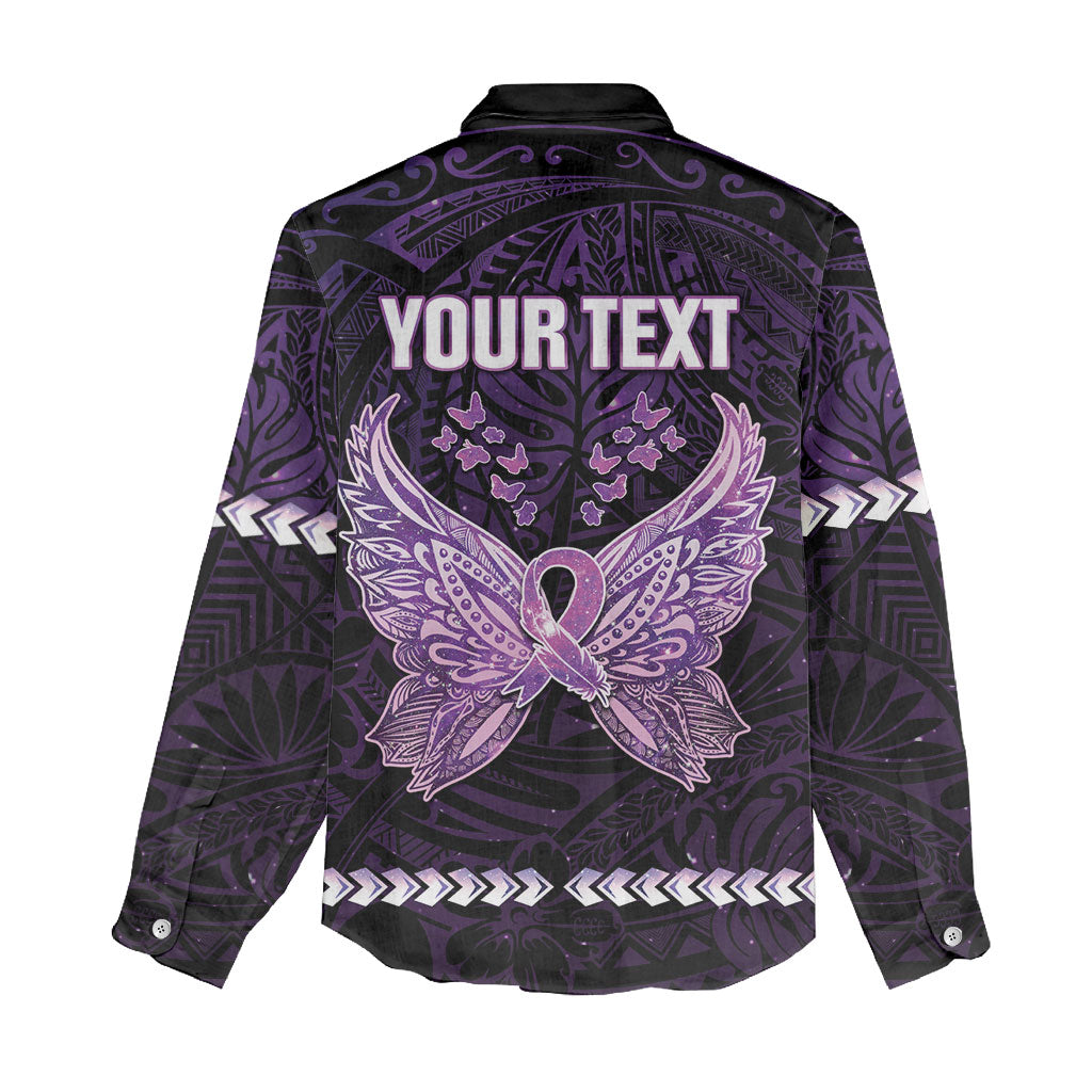 Personalised Alzheimer Support Women Casual Shirt You May Not Remember But I Will Never Forget