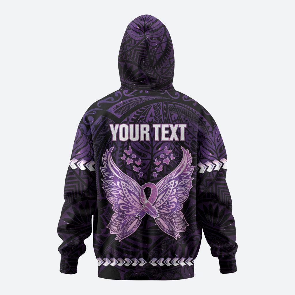 Personalised Alzheimer Support Zip Hoodie You May Not Remember But I Will Never Forget