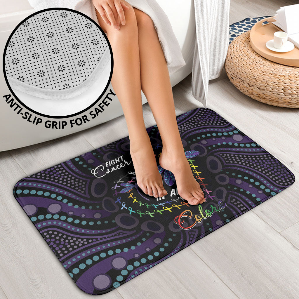 Fight Cancer In All Colors Australia Indigenous Bathroom Set Dragonflies Aboriginal Art