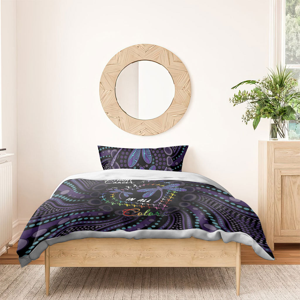 Fight Cancer In All Colors Australia Indigenous Bedding Set Dragonflies Aboriginal Art
