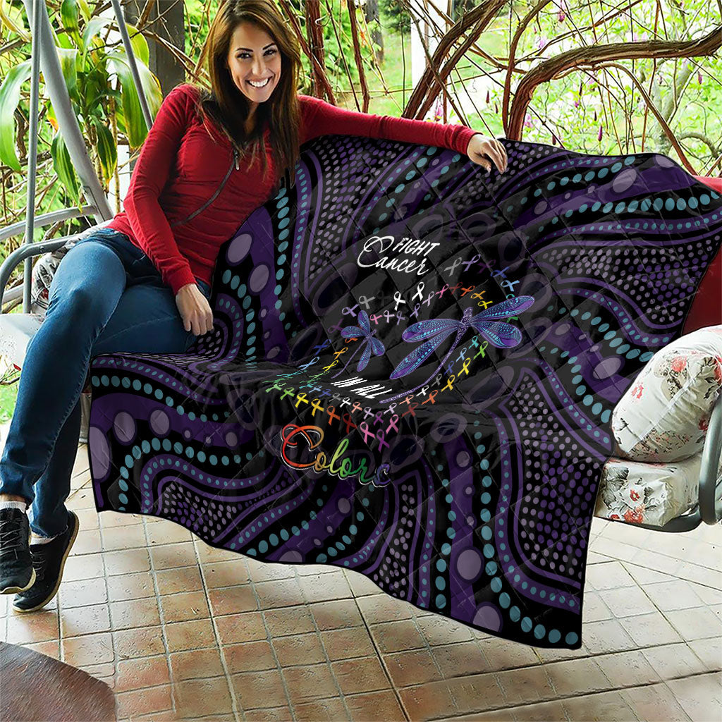 Fight Cancer In All Colors Australia Indigenous Quilt Dragonflies Aboriginal Art