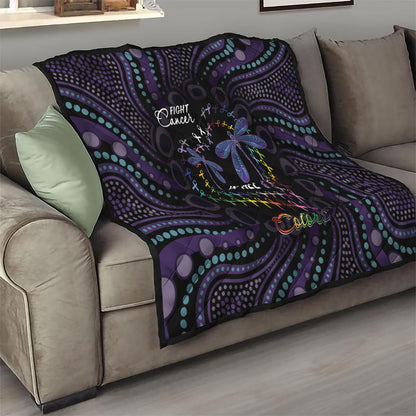 Fight Cancer In All Colors Australia Indigenous Quilt Dragonflies Aboriginal Art