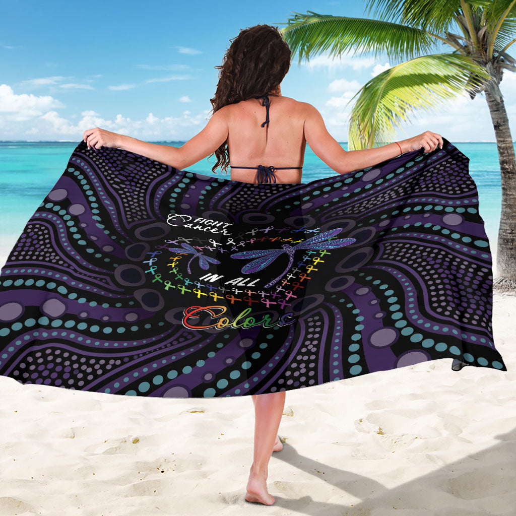 Fight Cancer In All Colors Australia Indigenous Sarong Dragonflies Aboriginal Art