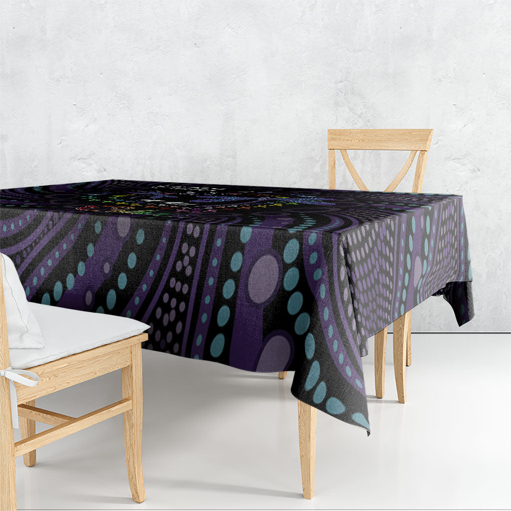 Fight Cancer In All Colors Australia Indigenous Tablecloth Dragonflies Aboriginal Art