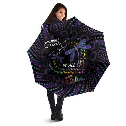 Fight Cancer In All Colors Australia Indigenous Umbrella Dragonflies Aboriginal Art