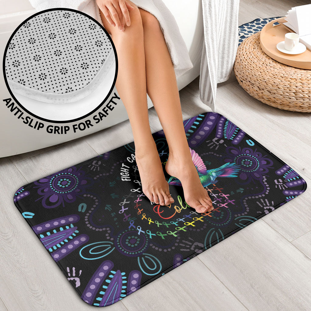 Australia Indigenous Aboriginal Arts Bathroom Set Hummingbird - Fight Cancer In All Colors