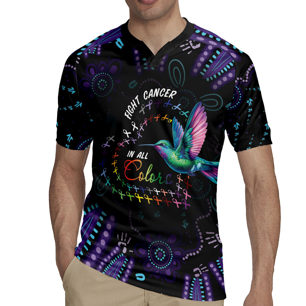Personalized Australia Indigenous Aboriginal Arts Rugby Jersey Hummingbird - Fight Cancer In All Colors