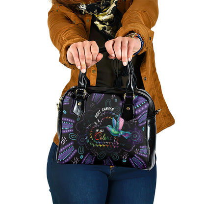 Australia Indigenous Aboriginal Arts Shoulder Handbag Hummingbird - Fight Cancer In All Colors