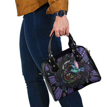 Australia Indigenous Aboriginal Arts Shoulder Handbag Hummingbird - Fight Cancer In All Colors