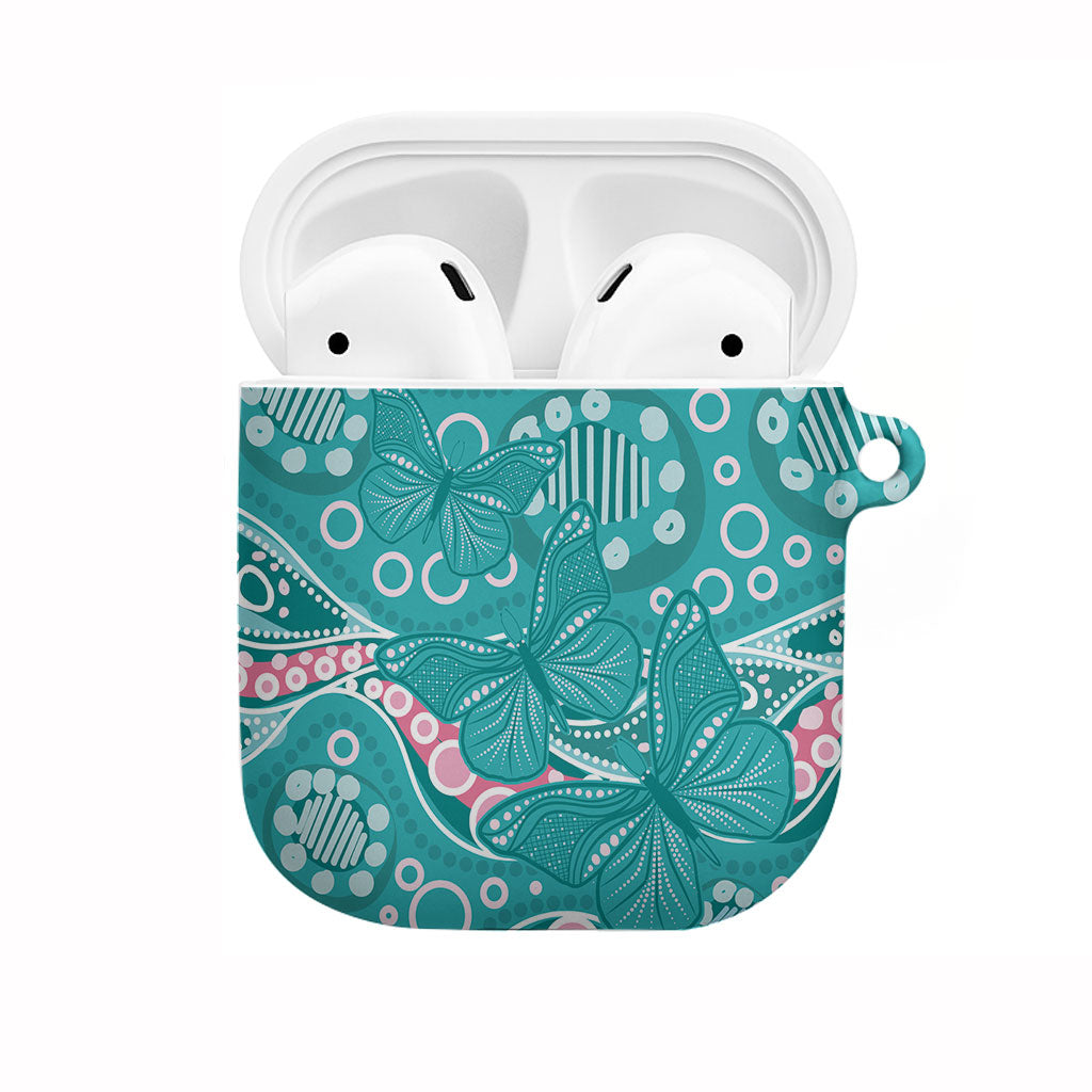 Australia Hereditary Cancer Prevention AirPods Case Aboriginal Butterflies