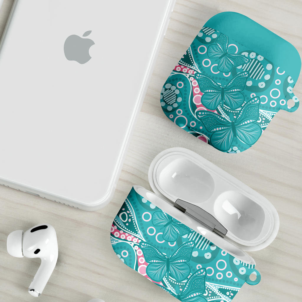 Australia Hereditary Cancer Prevention AirPods Case Aboriginal Butterflies