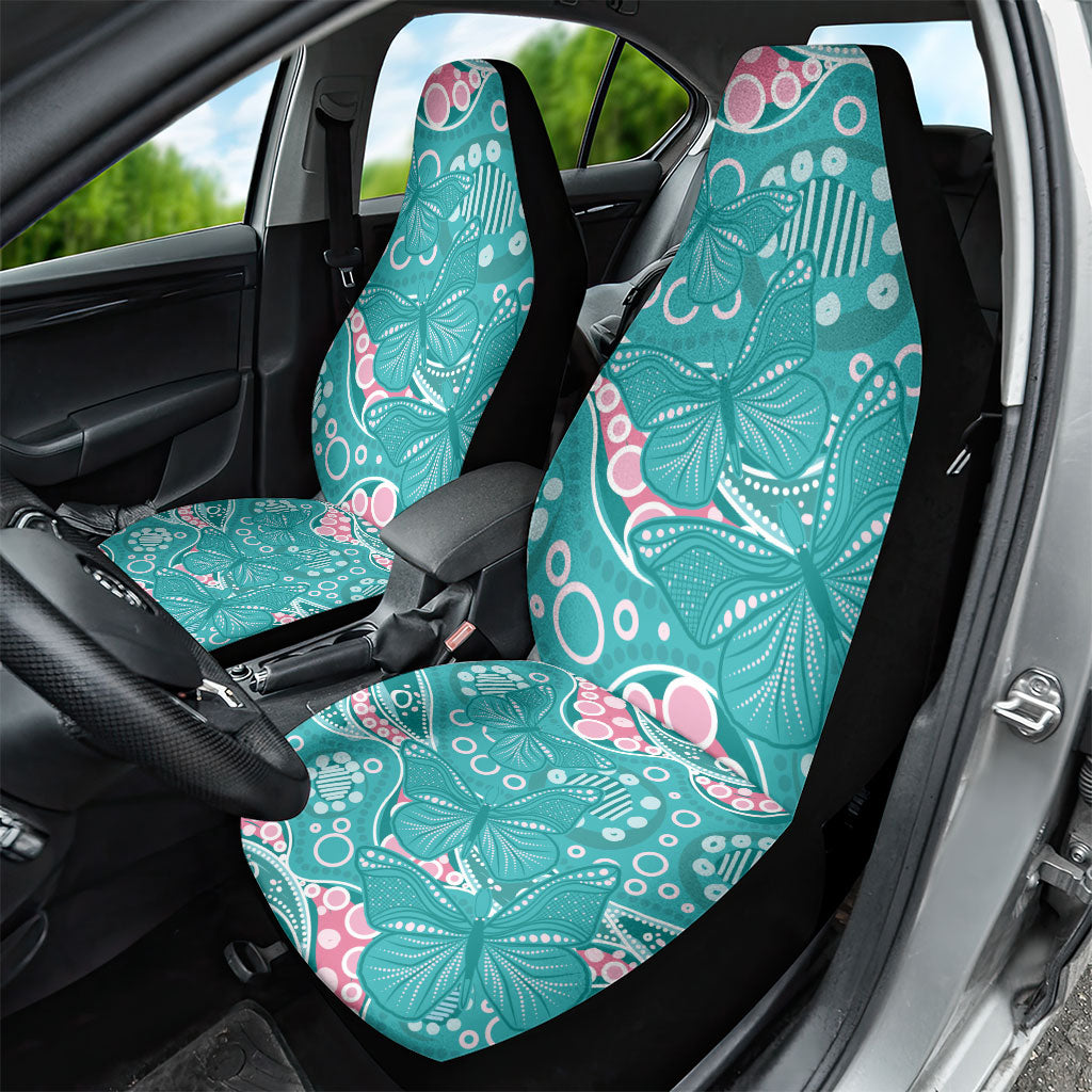 Australia Hereditary Cancer Prevention Car Seat Cover Aboriginal Butterflies