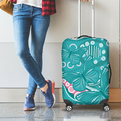 Australia Hereditary Cancer Prevention Luggage Cover Aboriginal Butterflies