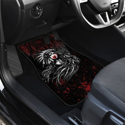 Native American MMIW Red Handprint Car Mats Dreamcatcher
