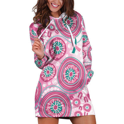 Hereditary Breast Cancer Prevention Australia Indigenous Hoodie Dress Previvor