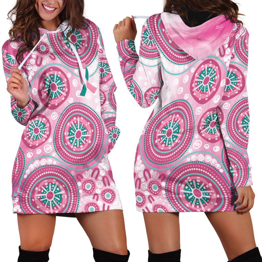 Hereditary Breast Cancer Prevention Australia Indigenous Hoodie Dress Previvor