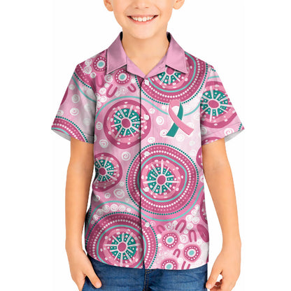 Hereditary Breast Cancer Prevention Australia Indigenous Kid Hawaiian Shirt Previvor