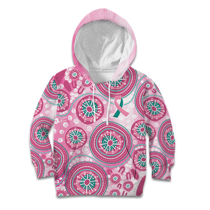 Hereditary Breast Cancer Prevention Australia Indigenous Kid Hoodie Previvor
