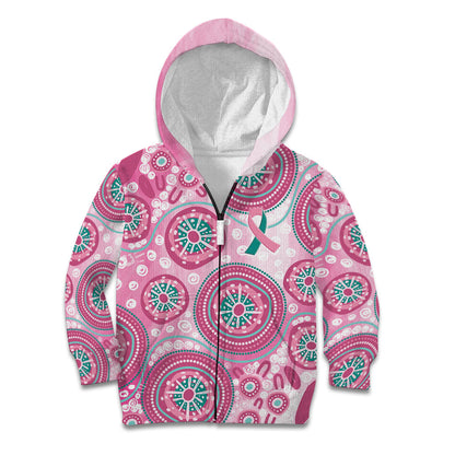 Hereditary Breast Cancer Prevention Australia Indigenous Kid Hoodie Previvor
