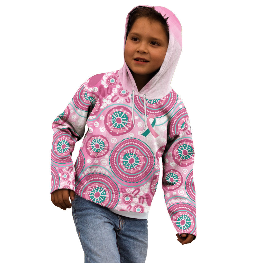 Hereditary Breast Cancer Prevention Australia Indigenous Kid Hoodie Previvor